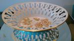 Coupe in Limoges porselein fruitschaal ajourée 33cm, Ophalen of Verzenden, Porselein