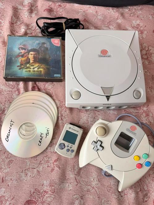 Dreamcast JP VA1 + Manette + jeux, Games en Spelcomputers, Spelcomputers | Sega, Zo goed als nieuw, Ophalen