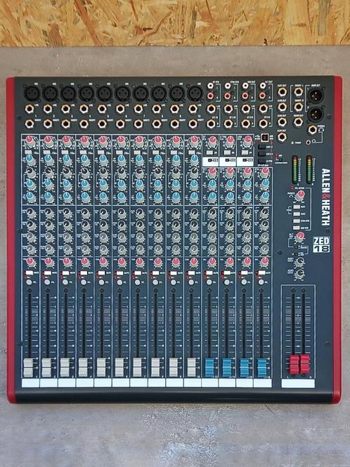 Allen & Heath ZED-18 - Mengtafel, Muziek en Instrumenten, Mengpanelen, Zo goed als nieuw, 10 tot 20 kanalen, Microfooningang, Ophalen of Verzenden