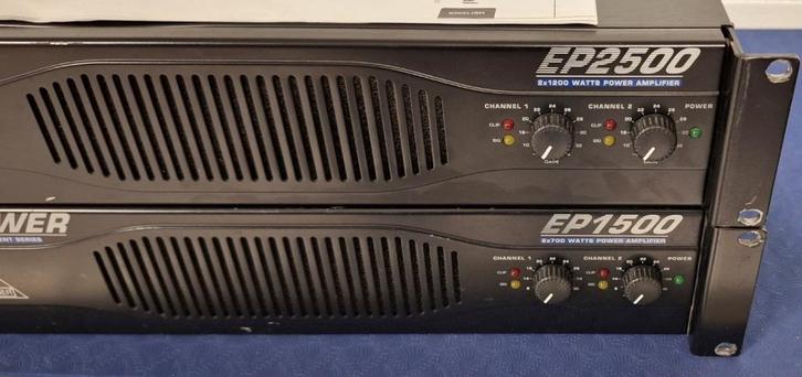 Versterkers Behringer Europower, Muziek en Instrumenten, Versterkers | Keyboard, Monitor en PA, Gebruikt, P.A., 1000 watt of meer