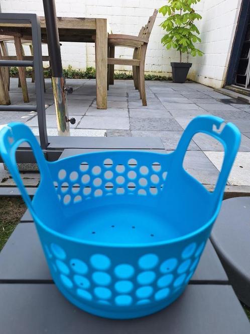 blauw wasknijpermandje, Tuin en Terras, Overige Tuin en Terras, Zo goed als nieuw, Ophalen of Verzenden