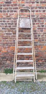 Metalen trapladder met 7 treden, Doe-het-zelf en Bouw, Ladders en Trappen, Ophalen, Gebruikt, Ladder, 2 tot 4 meter