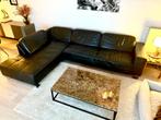 Lederen hoekzetel, Maison & Meubles, Canapés | Coins salons complets, Enlèvement, Utilisé, Cuir