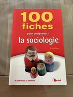 Livre 100 fiches pour comprendre la sociologie Montousse Ren, Livres, Livres d'étude & Cours, Utilisé, Enlèvement ou Envoi, Enseignement supérieur