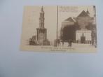 bruxelles-eglise saint nicolas-jadis et aujourd'hui, Verzamelen, Ophalen of Verzenden, 1920 tot 1940, Gelopen, Brussel (Gewest)