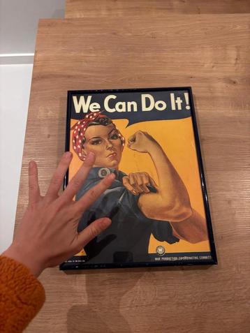  Feministisch schilderij in geeltinten – kracht en kleur beschikbaar voor biedingen