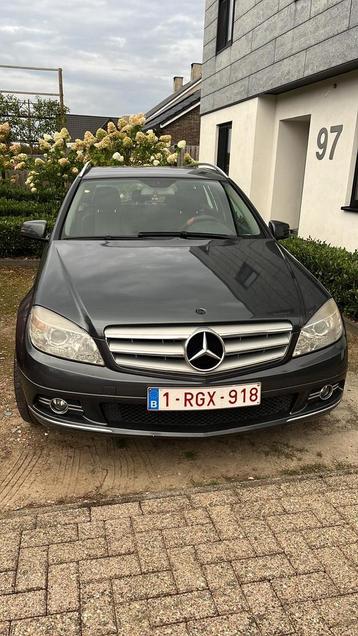 Mercedes break, Auto's, Mercedes-Benz, Zwart, Leder en Stof, 5 deurs, Particulier