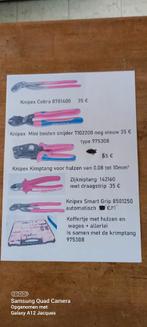 Knipex tangen set aankoop, nieuwe netto prijs, Doe-het-zelf en Bouw, Ophalen, Zo goed als nieuw