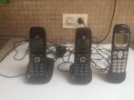 telephone sans fils, Stralingsarm, Zo goed als nieuw, Ophalen, 3 handsets