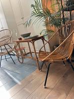 5-delige vintage bamboe/rotan Rohé loungeset, Tuin en Terras, Ophalen, Rotan, Loungeset