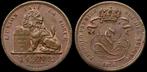Belgium 1 Cent 1860 UNC Zeldzaam!!, Postzegels en Munten, Munten | België, Overig, Ophalen of Verzenden, Losse munt
