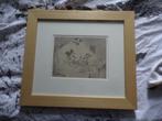 Mickey houten frame - Walt Disney - Het bed, Ophalen of Verzenden, Mickey Mouse, Zo goed als nieuw, Plaatje of Poster