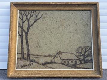 huile sur panneau signe constant permeke beschikbaar voor biedingen