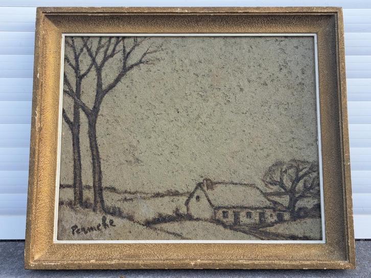 huile sur panneau signe constant permeke, Antiek en Kunst, Kunst | Schilderijen | Klassiek, Ophalen of Verzenden