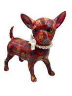 Pomme-Pidou design spaarpot hond – rood met stippen, Verzamelen, Ophalen of Verzenden, Gebruikt, Dier