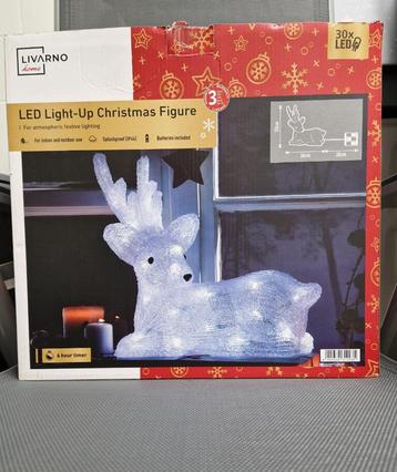 Led-decoratiefiguur met timer  Kerst beschikbaar voor biedingen