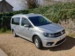 VW Caddy double cabine 5 places, Te koop, Zilver of Grijs, 5 deurs, Stof