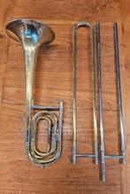 W. Zuber Barmen Bb/F Tenor Trombone, Muziek en Instrumenten, Ophalen, Gebruikt, Tenor