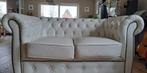 Chesterfield 2-zit leder, Huis en Inrichting, Ophalen, Gebruikt