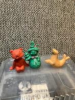 Vintage 3 glups gommen kerstfiguur, beer en zeehond, Verzamelen, Poppetjes en Figuurtjes, Ophalen of Verzenden, Gebruikt