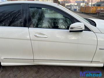 MERCEDES C KLASSE W204 WIT 650 rechts voor deur 2007-2011 beschikbaar voor biedingen