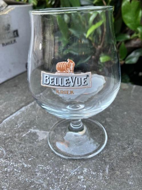 6 BELLE-VUE KRIEK GLAZEN. NIEUW, Verzamelen, Biermerken, Nieuw, Glas of Glazen, Ophalen of Verzenden