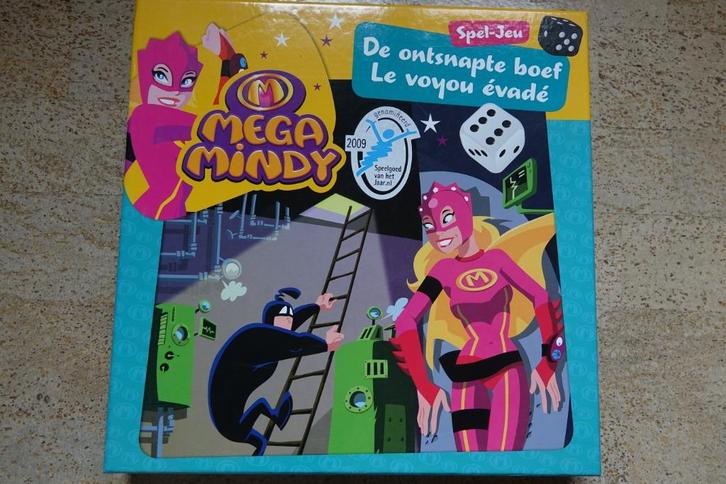 Mega Mindy De ontsnapte boef : bordspel, Hobby en Vrije tijd, Gezelschapsspellen | Bordspellen, Zo goed als nieuw, Een of twee spelers