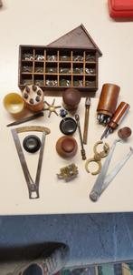Lot vintage gereedschap uurwerkmaker horlogemaker, Antiek en Kunst, Ophalen of Verzenden