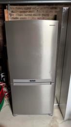 Samsung koel-vriescombinatie inox – perfect werkend, Ophalen, Gebruikt, Met vriesvak