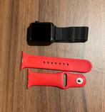 Apple Watch Series 3 Stainless Steel 42mm eSIM, Handtassen en Accessoires, Smartwatches, Hartslag, Gebruikt, IOS, Zwart