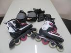 Inlineskates Hudora voor kids maat 34-37 met bescherming, Kinderen, Ophalen of Verzenden, Inline skates 4 wielen, Verstelbaar