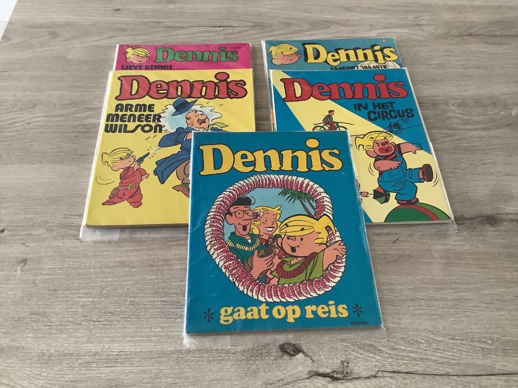 Dennis verschillende strips (1973-1979), Boeken, Stripverhalen, Gelezen, Meerdere stripboeken, Ophalen of Verzenden