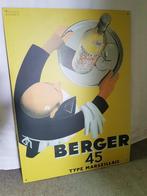 Retro reclamebord Berger 45, Reclamebord, Gebruikt, Ophalen