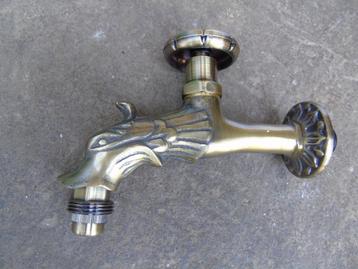 Gargoyle kraan messing gepatineerd brons... beschikbaar voor biedingen