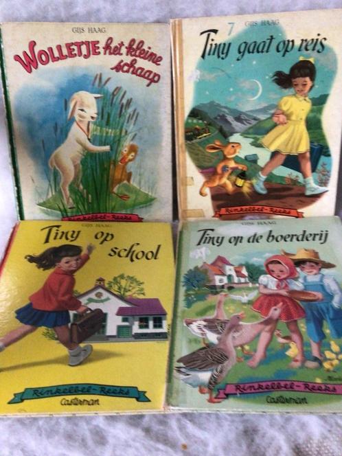 4 oude Tiny boeken. Rinkelbel reeks. Jaren 50, Boeken, Kinderboeken | Jeugd | onder 10 jaar, Ophalen of Verzenden