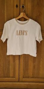 Witte korte t-shirt Levi’s, 14 jaar, Fille, Chemise ou À manches longues, Utilisé, Enlèvement ou Envoi