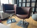 paire de fauteuils de coiffeur vintage, Huis en Inrichting, Ophalen, Gebruikt, Metaal, Vintage