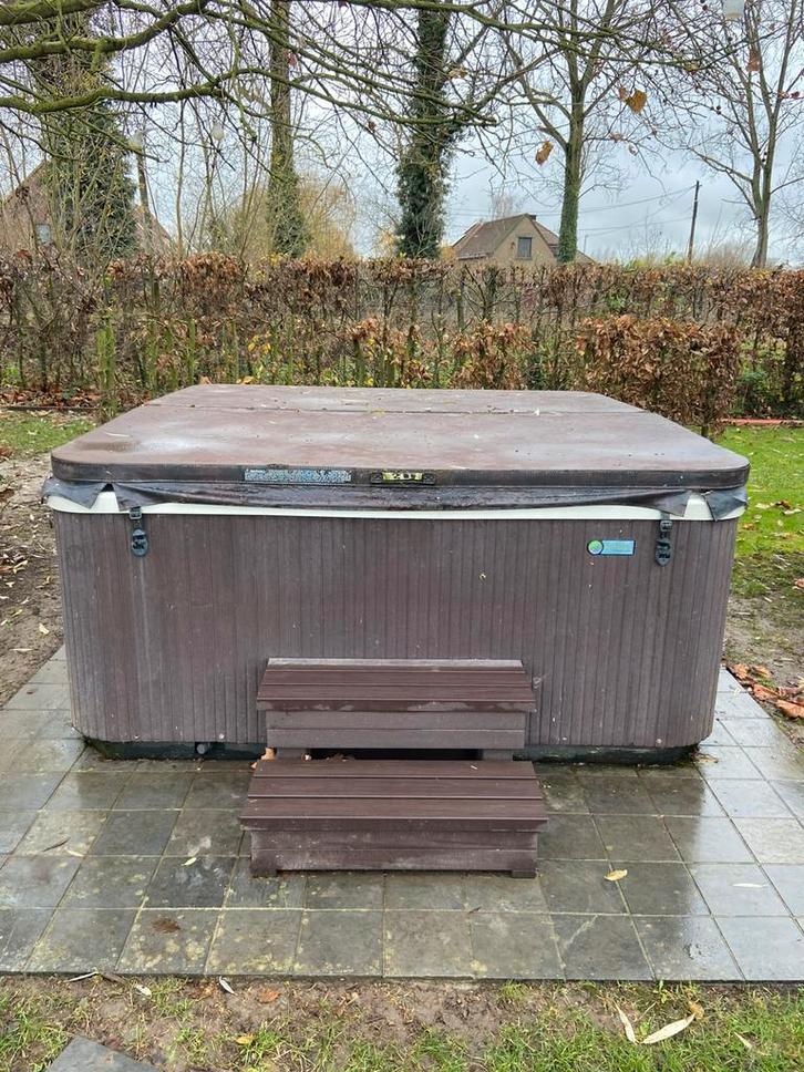 Jacuzzi thermal, Jardin & Terrasse, Bains à remous et Spas, Utilisé, Fixé, Couverture, Escalier, Enlèvement