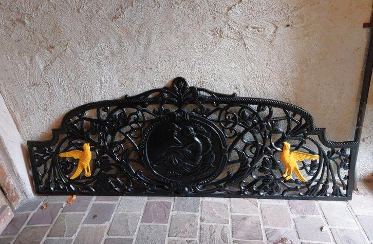 panneau de tête de lit décoratif en fer, Antiquités & Art, Curiosités & Brocante, Enlèvement