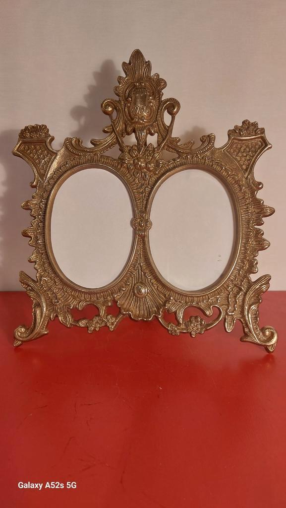 Een prachtige antieke fotokader 1906., Antiek en Kunst, Antiek | Spiegels, Minder dan 50 cm, Minder dan 100 cm, Ovaal, Ophalen of Verzenden