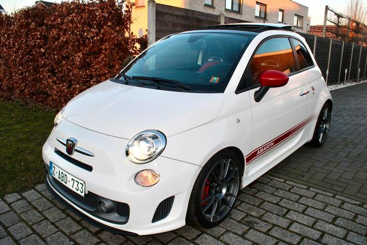 FIAT 595 ABARTH TURISMO 160PK | 1.4 TURBO BENZINE | GARANTIE, Auto's, Abarth, Bedrijf, Te koop, ABS, Airbags, Airconditioning