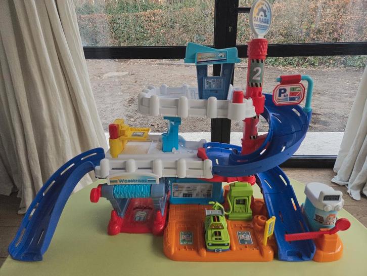 Vtech Toet toet auto´s garage, Kinderen en Baby's, Speelgoed | Vtech, Gebruikt, Ophalen