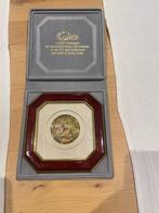 2 Goldart miniatuur schilderijtjes met certificaat, Antiek en Kunst, Ophalen