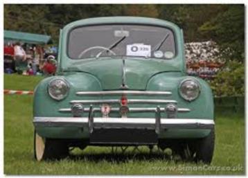 RENAULT 4CV    Originele ruiten te koop beschikbaar voor biedingen