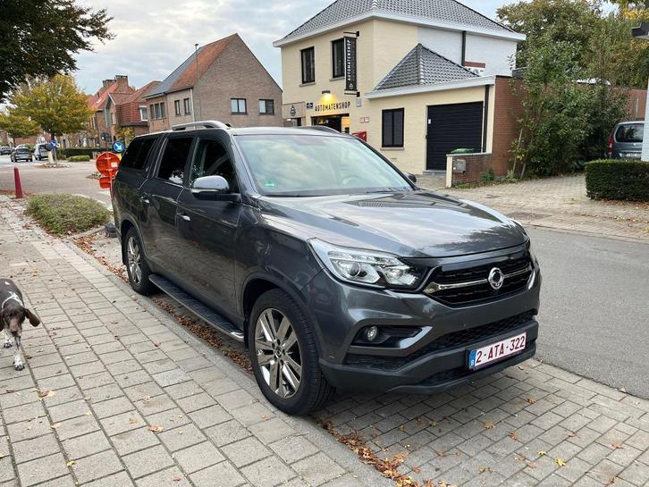 Ssanjong Musso Lichte vracht btw-wagen, Auto's, Bestelwagens en Lichte vracht, Bedrijf, 4x4, ABS, Achteruitrijcamera, Adaptieve lichten