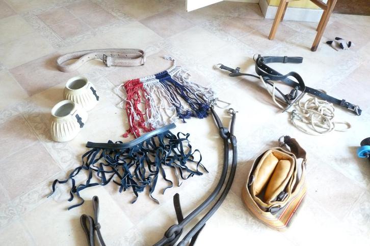 matériel équitation divers: gogue, cloche..., Animaux & Accessoires, Chevaux & Poneys | Brides & Harnachement, Enlèvement ou Envoi