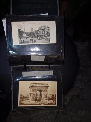 24 cartes postales de Paris  beschikbaar voor biedingen