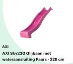 AXI Sky230 Glijbaan met wateraansluiting in Paars - 228 cm, Ophalen of Verzenden, Glijbaan