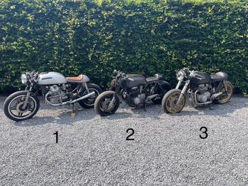 3 moto’s APART te koop  beschikbaar voor biedingen