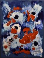 Serie nr. 8 over abstracte schilderijen, door Joky Kamo, Antiek en Kunst, Kunst | Schilderijen | Modern, Ophalen of Verzenden